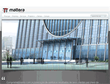 Tablet Screenshot of matteraengenharia.com.br
